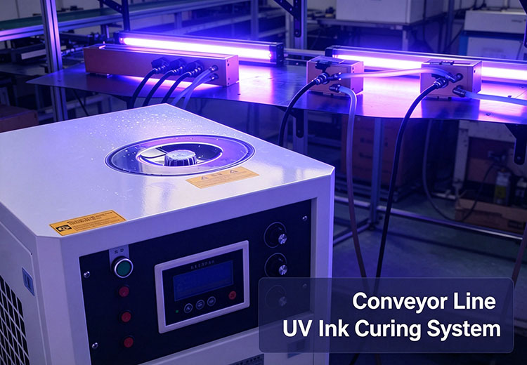 395nm High‑Power LED UV Curing Lamp: 1‑Second UV Ink Curing On Screen‑Printing Conveyor Lines