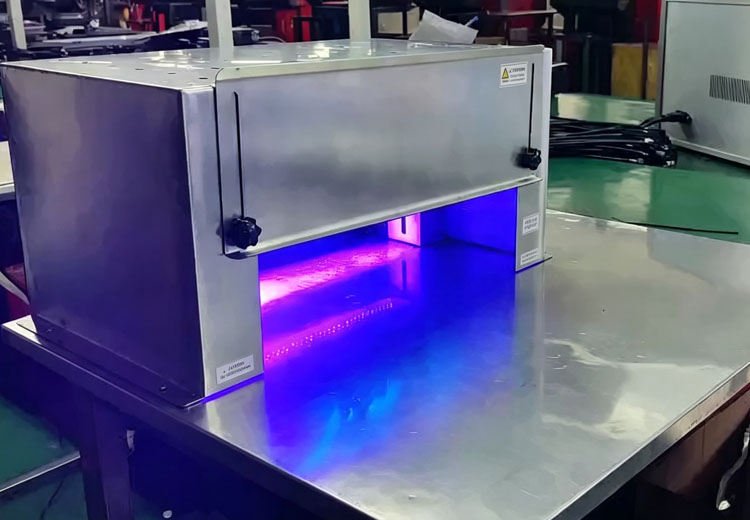 Desktop tunnel‑type LED UV curing machine, industrial oven for UV glue and ink curing process